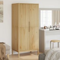 Vidaxl - Kleiderschrank floro Wachsbraun 77x53x171 cm Massivholz Kiefer 734124 Vidaxl - Kleiderschrank floro Wachsbraun 77x53x171 cm Massivholz Kiefer 734124 von VIDAXL