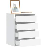 Kommode Weiß 60x41x76 cm Holzwerkstoff - Vidaxl Kommode Weiß 60x41x76 cm Holzwerkstoff - Vidaxl von VIDAXL