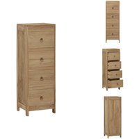 Kommoden - Living Kommode 40x30x100 cm Massivholz Teak - Braun Kommoden - Living Kommode 40x30x100 cm Massivholz Teak - Braun von VIDAXL