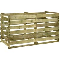 Komposter Latten aus Kiefernholz Imprägniert 180x90x90 cm Vidaxl von VIDAXL