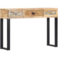 Konsolentisch 110 x 30 x 76 cm Mangoholz Massiv Vidaxl von VIDAXL