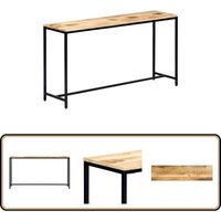 Konsolentisch 140 x 35 x 76 cm Massivholz Mango - Industriel Stil - Wohnzimmer Dekoration - Konsole Tisch - Mango Holzmöbel - Sideboard Konsolentisch 140 x 35 x 76 cm Massivholz Mango - Industriel Stil - Wohnzimmer Dekoration - Konsole Tisch - Mango Holzmöbel - Sideboard von VIDAXL