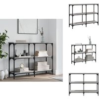 Konsolentisch Grau Sonoma 100x29x75 cm Holzwerkstoff - Konsolentisch - Grau - Wohnraum - Flur - Sideboard von VIDAXL