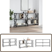 Konsolentisch Grau Sonoma 156x28x80,5 cm Holzwerkstoff - Konsolentisch - Flurtisch - Wohnzimmerstil - Sideboard - Grau Sonoma von VIDAXL