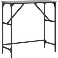 Konsolentisch Grau Sonoma 75x32x75 cm Holzwerkstoff vidaXL von VIDAXL