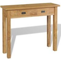 Konsolentisch,Flurtisch Massivholz Teak 90x30x80 cm vidaXL von BONNEVIE