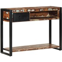 Konsolentisch Mehrfarbig 100x35x75 cm Massivholz Altholz - Vidaxl Konsolentisch Mehrfarbig 100x35x75 cm Massivholz Altholz - Vidaxl von VIDAXL