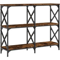 Konsolentisch Räuchereiche 100x28x80,5 cm Holzwerkstoff vidaXL von VIDAXL