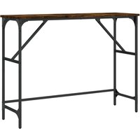 Konsolentisch Räuchereiche 100x32x75 cm Holzwerkstoff vidaXL von VIDAXL