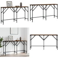 Konsolentisch Räuchereiche 140x29x75 cm Holzwerkstoff - Konsolentisch - Wohnraumgestaltung - Sideboard - Flurtisch - Industriel Design - Home & Living Konsolentisch Räuchereiche 140x29x75 cm Holzwerkstoff - Konsolentisch - Wohnraumgestaltung - Sideboard - Flurtisch - Industriel Design - Home & Living von VIDAXL