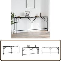 Konsolentisch Schwarz 180x23x75 cm Holzwerkstoff - Konsolentisch - Flurtisch - Sideboard - Wohnzimmerstil - Industriel Stil Konsolentisch Schwarz 180x23x75 cm Holzwerkstoff - Konsolentisch - Flurtisch - Sideboard - Wohnzimmerstil - Industriel Stil von VIDAXL