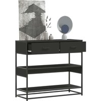 Konsolentisch Schwarz 90x35x80 cm Holzwerkstoff - Vidaxl Konsolentisch Schwarz 90x35x80 cm Holzwerkstoff - Vidaxl von VIDAXL