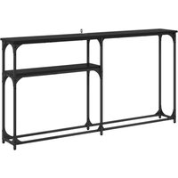 Konsolentisch Schwarz Eichen-Optik 145x22.5x75cm Holzwerkstoff vidaXL Konsolentisch Schwarz Eichen-Optik 145x22.5x75cm Holzwerkstoff vidaXL von VIDAXL