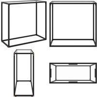 Konsolentisch Transparent 80x35x75 cm Hartglas - Konsolentisch - Wohnzimmermöbel - Sideboard - Transparenter Tisch - Hartglastisch - Home & Living von VIDAXL