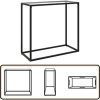 Konsolentisch Transparent 80x35x75 cm Hartglas - Konsolentisch - Wohnzimmermöbel - Sideboard - Transparenter Tisch - Hartglastisch von VIDAXL