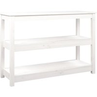 Konsolentisch Weiß 110x40x74 cm Massivholz Kiefer Vidaxl Konsolentisch Weiß 110x40x74 cm Massivholz Kiefer Vidaxl von VIDAXL