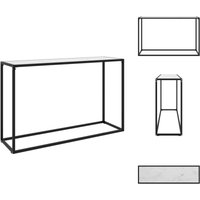 Konsolentisch Weiß 120x35x75 cm Hartglas - Konsolentisch - Wohnzimmermöbel - Sideboard - Weißer Tisch - Modernes Design Konsolentisch Weiß 120x35x75 cm Hartglas - Konsolentisch - Wohnzimmermöbel - Sideboard - Weißer Tisch - Modernes Design von VIDAXL