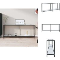 Konsolentisch Weiß 180x35x75,5 cm Hartglas - Konsolentisch - Wohnzimmermöbel - Flurtisch - Sideboard - Weißer Tisch von VIDAXL