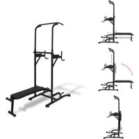 Krafttrainingsgeräte - Living Power Tower mit Sit-Up-Bank von VIDAXL
