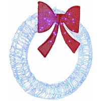 Kranz mit 80 LEDs Blau 90 cm Acryl vidaXL Kranz mit 80 LEDs Blau 90 cm Acryl vidaXL von VIDAXL