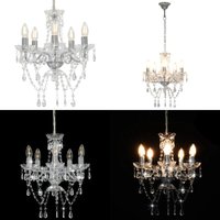 Kronleuchter mit Kristallperlen Silbern Rund 5 x E14 - Kronleuchter - Kristallperlen - Silber - Deko Leuchte - Wohnzimmer Lampe - Home & Living Kronleuchter mit Kristallperlen Silbern Rund 5 x E14 - Kronleuchter - Kristallperlen - Silber - Deko Leuchte - Wohnzimmer Lampe - Home & Living von VIDAXL