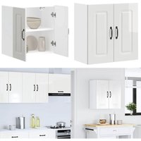 Vidaxl - Küchen-Hängeschrank Kalmar Hochglanz-Weiß Holzwerkstoff von VIDAXL