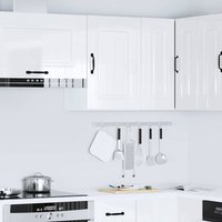 Küchen-Hängeschrank Kalmar Hochglanz-Weiß Holzwerkstoff Vidaxl Küchen-Hängeschrank Kalmar Hochglanz-Weiß Holzwerkstoff Vidaxl von VIDAXL