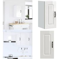 Küchen-Hängeschrank Kalmar Hochglanz-Weiß Holzwerkstoff - Vidaxl von VIDAXL