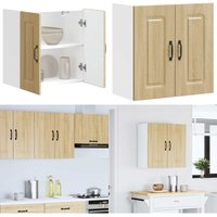 Küchen-Hängeschrank Kalmar Sonoma-Eiche Holzwerkstoff - Vidaxl von VIDAXL