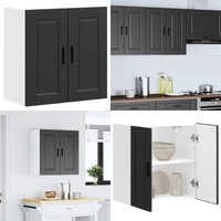 Küchen-Hängeschrank Porto Schwarz Holzwerkstoff - Vidaxl Küchen-Hängeschrank Porto Schwarz Holzwerkstoff - Vidaxl von VIDAXL