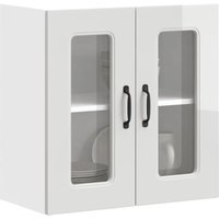 Vidaxl - Küchen-Hängeschrank mit Glastür Hochglanz-Weiß Holzwerkstoff Vidaxl - Küchen-Hängeschrank mit Glastür Hochglanz-Weiß Holzwerkstoff von VIDAXL