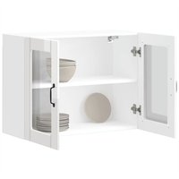 Vidaxl - Küchen-Hängeschrank mit Glastür Hochglanz-Weiß Holzwerkstoff Vidaxl - Küchen-Hängeschrank mit Glastür Hochglanz-Weiß Holzwerkstoff von VIDAXL
