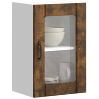 Küchen-Hängeschrank mit Glastür Lucca Räuchereiche Vidaxl Küchen-Hängeschrank mit Glastür Lucca Räuchereiche Vidaxl von VIDAXL