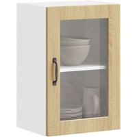 Küchen-Hängeschrank mit Glastür Porto Sonoma-Eiche Vidaxl Küchen-Hängeschrank mit Glastür Porto Sonoma-Eiche Vidaxl von VIDAXL