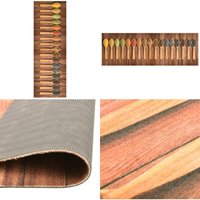 Küchenbodenmatte Waschbar Löffel 60x180 cm - Teppich - Bodenmatte - Küchentuch - Wohnraumteppich - Flurreinwand - Home & Living von VIDAXL