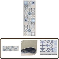 Küchenbodenmatte Waschbar Mosaik 45x150 cm - Teppich - Küchenfußmatte - Badezimmermatte - Samt - Polyester Küchenbodenmatte Waschbar Mosaik 45x150 cm - Teppich - Küchenfußmatte - Badezimmermatte - Samt - Polyester von VIDAXL