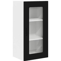Küchenwandschrank mit Tür Schwarz 40 x 31 x 80 cm Holzwerkstoff vidaXL von VIDAXL