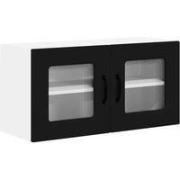Küchenwandschrank mit Tür Schwarz 80 x 31 x 40 cm Holzwerkstoff vidaXL von VIDAXL