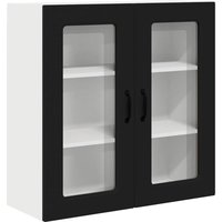 Küchenwandschrank mit Tür Schwarz 80 x 31 x 80 cm Holzwerkstoff vidaXL von VIDAXL