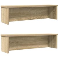 Küchenregale Stapelbar 2 Stk. Sonoma-Eiche 60x15x16 cm Vidaxl von VIDAXL