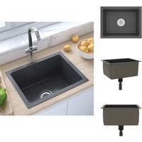 Küchenspülen & Spülbecken - Living Handgemachte Einbauspüle Schwarz Edelstahl Küchenspülen & Spülbecken - Living Handgemachte Einbauspüle Schwarz Edelstahl von VIDAXL