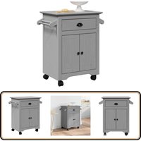 Küchenwagen bodo Grau 72x45x80 cm - Vidaxl von VIDAXL