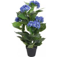 Künstliche Hortensie mit Topf 60 cm Blau Vidaxl Künstliche Hortensie mit Topf 60 cm Blau Vidaxl von VIDAXL