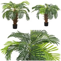 Künstliche Palme Cycas mit Topf 90 cm Grün - Künstliche Palme - Cycas-Palme - Palmen - Deko Pflanzen - Zimmerpflanzen - Home & Living von VIDAXL