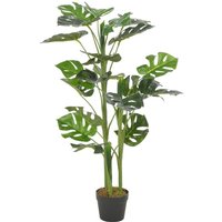 Bonnevie - Künstliche Pflanze Monstera mit Topf Grün 100 cm vidaXL892282 von BONNEVIE