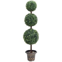vidaXL Künstlicher Buchsbaum mit Topf Kugelform Grün 118 cm vidaXL Künstlicher Buchsbaum mit Topf Kugelform Grün 118 cm von VIDAXL