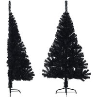 Künstlicher Halb-Weihnachtsbaum mit Ständer Schwarz 120 cm PVC vidaXL Künstlicher Halb-Weihnachtsbaum mit Ständer Schwarz 120 cm PVC vidaXL von VIDAXL
