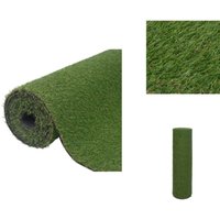 Kunstrasen 1x8 m /20 mm Grün - Kunstgras - Kunstrasen - Grüner Rasen - Dekorationsgrass - Gartengestaltung von VIDAXL