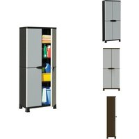 Kunststoffschrank 68x39x171,5 cm Rattan-Design - Aufbewahrungsbox - Garderobe - Regal - Kunststoffeinrichtung - Wohnzimmermöbel Kunststoffschrank 68x39x171,5 cm Rattan-Design - Aufbewahrungsbox - Garderobe - Regal - Kunststoffeinrichtung - Wohnzimmermöbel von VIDAXL