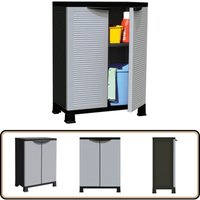 Kunststoffschrank 68x39x92 cm - Aufbewahrungsbox - Garderobe - Regal - Werkzeugschrank - Kunststoffeinrichtung von VIDAXL